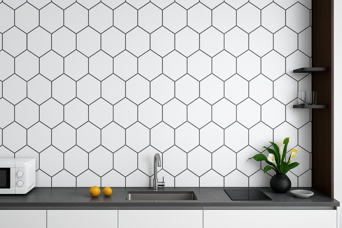 Hexagon Kitchen Tiles